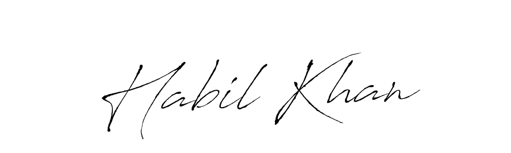 Also we have Habil Khan name is the best signature style. Create professional handwritten signature collection using Antro_Vectra autograph style. Habil Khan signature style 6 images and pictures png