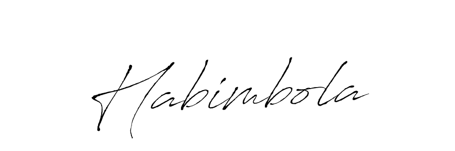 Create a beautiful signature design for name Habimbola. With this signature (Antro_Vectra) fonts, you can make a handwritten signature for free. Habimbola signature style 6 images and pictures png