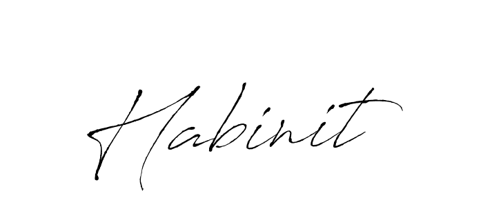 How to make Habinit name signature. Use Antro_Vectra style for creating short signs online. This is the latest handwritten sign. Habinit signature style 6 images and pictures png