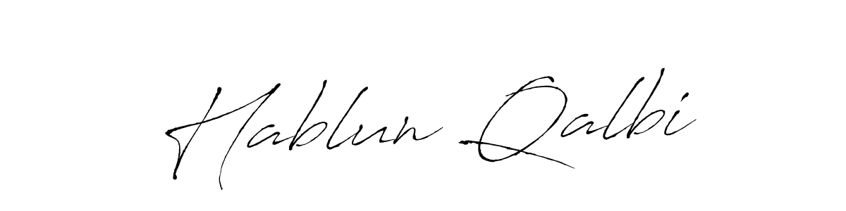 Here are the top 10 professional signature styles for the name Hablun Qalbi. These are the best autograph styles you can use for your name. Hablun Qalbi signature style 6 images and pictures png