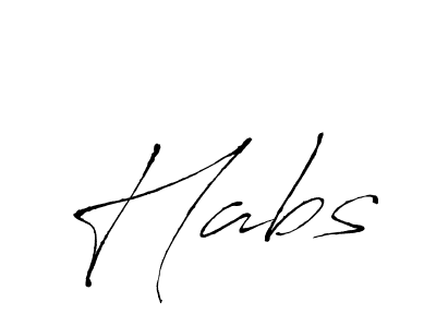 Antro_Vectra is a professional signature style that is perfect for those who want to add a touch of class to their signature. It is also a great choice for those who want to make their signature more unique. Get Habs name to fancy signature for free. Habs signature style 6 images and pictures png