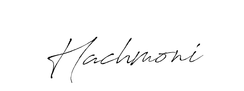 How to Draw Hachmoni signature style? Antro_Vectra is a latest design signature styles for name Hachmoni. Hachmoni signature style 6 images and pictures png