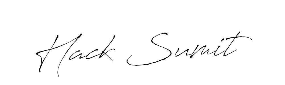 Design your own signature with our free online signature maker. With this signature software, you can create a handwritten (Antro_Vectra) signature for name Hack Sumit. Hack Sumit signature style 6 images and pictures png