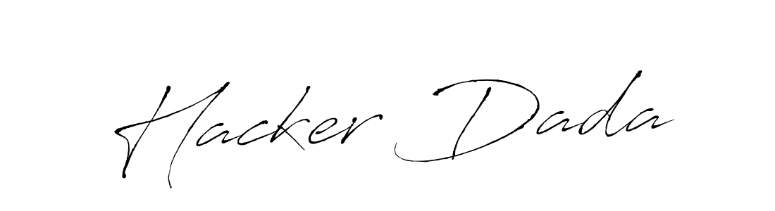 It looks lik you need a new signature style for name Hacker Dada. Design unique handwritten (Antro_Vectra) signature with our free signature maker in just a few clicks. Hacker Dada signature style 6 images and pictures png