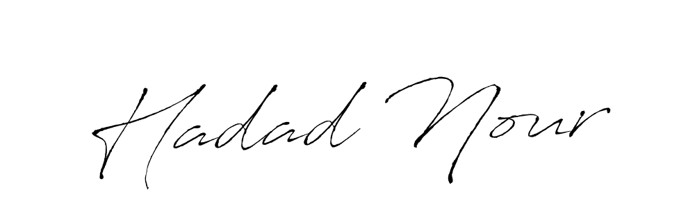 Create a beautiful signature design for name Hadad Nour. With this signature (Antro_Vectra) fonts, you can make a handwritten signature for free. Hadad Nour signature style 6 images and pictures png