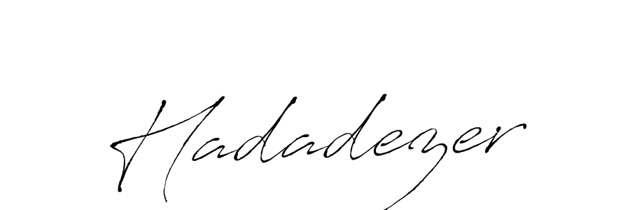 Design your own signature with our free online signature maker. With this signature software, you can create a handwritten (Antro_Vectra) signature for name Hadadezer. Hadadezer signature style 6 images and pictures png