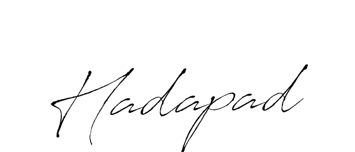 The best way (Antro_Vectra) to make a short signature is to pick only two or three words in your name. The name Hadapad include a total of six letters. For converting this name. Hadapad signature style 6 images and pictures png