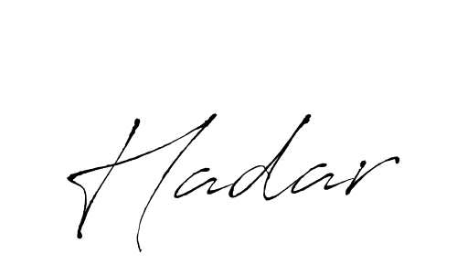 Create a beautiful signature design for name Hadar. With this signature (Antro_Vectra) fonts, you can make a handwritten signature for free. Hadar signature style 6 images and pictures png