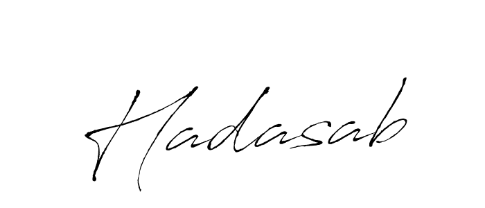 Use a signature maker to create a handwritten signature online. With this signature software, you can design (Antro_Vectra) your own signature for name Hadasab. Hadasab signature style 6 images and pictures png