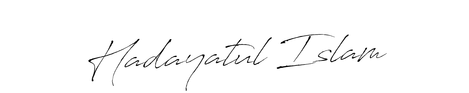 Create a beautiful signature design for name Hadayatul Islam. With this signature (Antro_Vectra) fonts, you can make a handwritten signature for free. Hadayatul Islam signature style 6 images and pictures png