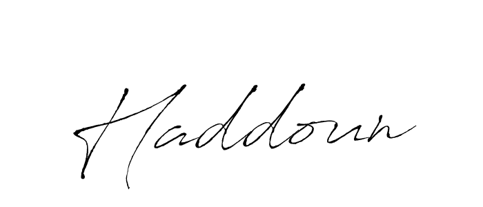 How to make Haddoun name signature. Use Antro_Vectra style for creating short signs online. This is the latest handwritten sign. Haddoun signature style 6 images and pictures png