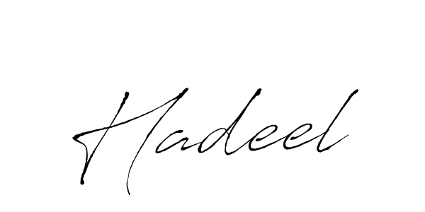 Hadeel stylish signature style. Best Handwritten Sign (Antro_Vectra) for my name. Handwritten Signature Collection Ideas for my name Hadeel. Hadeel signature style 6 images and pictures png