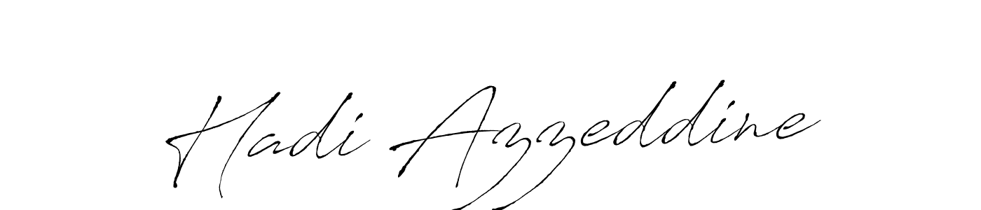 Also we have Hadi Azzeddine name is the best signature style. Create professional handwritten signature collection using Antro_Vectra autograph style. Hadi Azzeddine signature style 6 images and pictures png