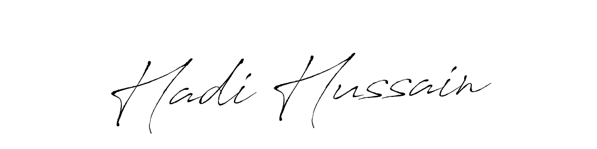 How to make Hadi Hussain signature? Antro_Vectra is a professional autograph style. Create handwritten signature for Hadi Hussain name. Hadi Hussain signature style 6 images and pictures png