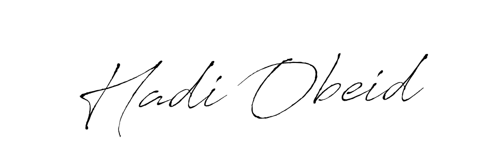 Also You can easily find your signature by using the search form. We will create Hadi Obeid name handwritten signature images for you free of cost using Antro_Vectra sign style. Hadi Obeid signature style 6 images and pictures png