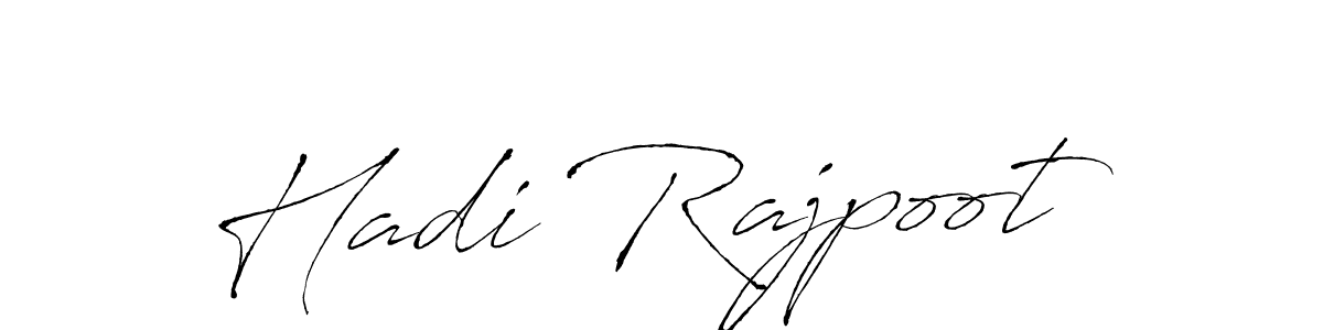 Antro_Vectra is a professional signature style that is perfect for those who want to add a touch of class to their signature. It is also a great choice for those who want to make their signature more unique. Get Hadi Rajpoot name to fancy signature for free. Hadi Rajpoot signature style 6 images and pictures png