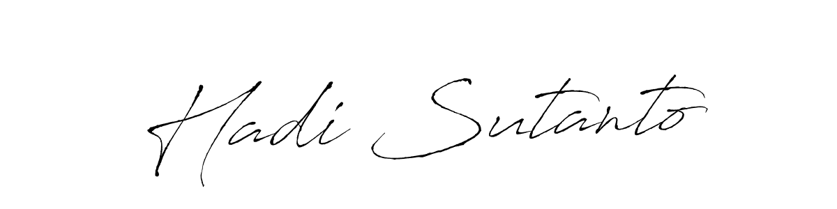 Antro_Vectra is a professional signature style that is perfect for those who want to add a touch of class to their signature. It is also a great choice for those who want to make their signature more unique. Get Hadi Sutanto name to fancy signature for free. Hadi Sutanto signature style 6 images and pictures png