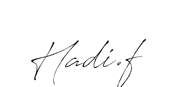 Similarly Antro_Vectra is the best handwritten signature design. Signature creator online .You can use it as an online autograph creator for name Hadi.f. Hadi.f signature style 6 images and pictures png