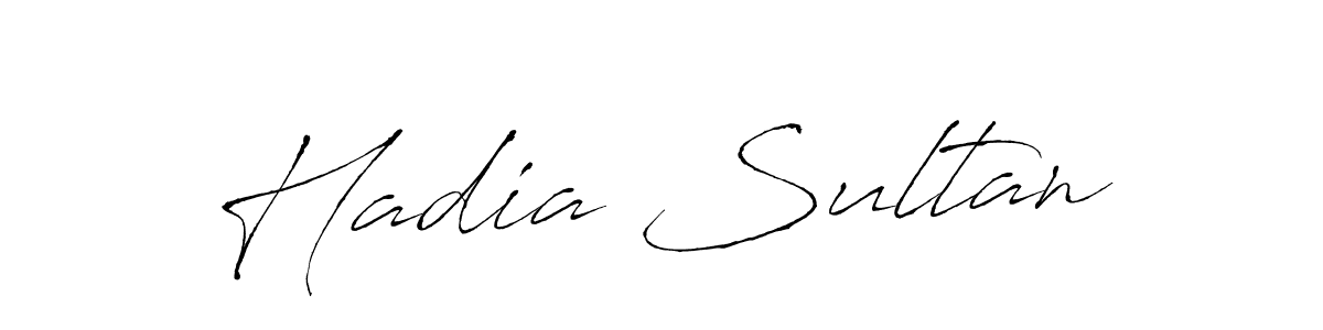 Use a signature maker to create a handwritten signature online. With this signature software, you can design (Antro_Vectra) your own signature for name Hadia Sultan. Hadia Sultan signature style 6 images and pictures png