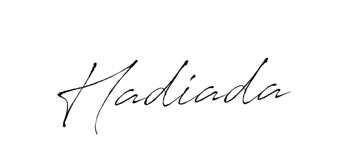Make a beautiful signature design for name Hadiada. With this signature (Antro_Vectra) style, you can create a handwritten signature for free. Hadiada signature style 6 images and pictures png