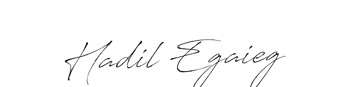 Design your own signature with our free online signature maker. With this signature software, you can create a handwritten (Antro_Vectra) signature for name Hadil Egaieg. Hadil Egaieg signature style 6 images and pictures png