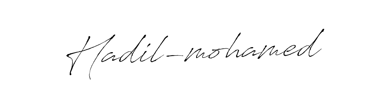 Hadil-mohamed stylish signature style. Best Handwritten Sign (Antro_Vectra) for my name. Handwritten Signature Collection Ideas for my name Hadil-mohamed. Hadil-mohamed signature style 6 images and pictures png