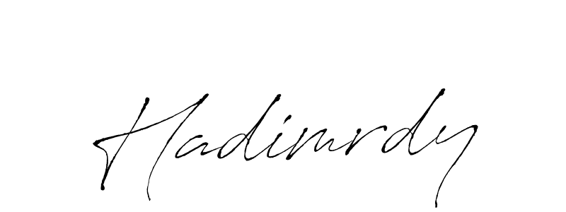 Design your own signature with our free online signature maker. With this signature software, you can create a handwritten (Antro_Vectra) signature for name Hadimrdy. Hadimrdy signature style 6 images and pictures png