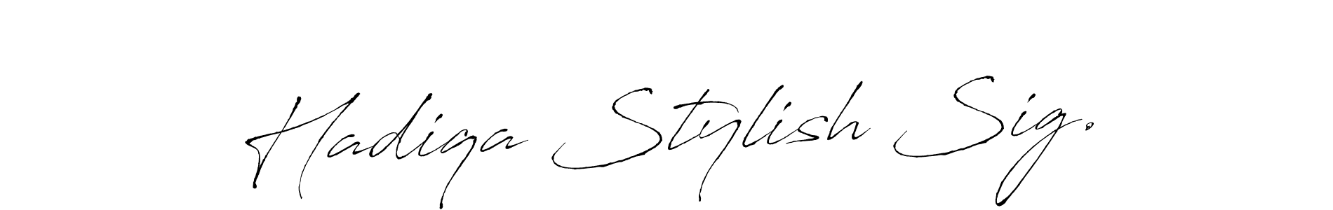 Once you've used our free online signature maker to create your best signature Antro_Vectra style, it's time to enjoy all of the benefits that Hadiqa Stylish Sig. name signing documents. Hadiqa Stylish Sig. signature style 6 images and pictures png