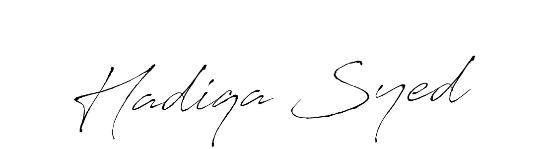 This is the best signature style for the Hadiqa Syed name. Also you like these signature font (Antro_Vectra). Mix name signature. Hadiqa Syed signature style 6 images and pictures png