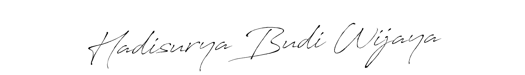 Similarly Antro_Vectra is the best handwritten signature design. Signature creator online .You can use it as an online autograph creator for name Hadisurya Budi Wijaya. Hadisurya Budi Wijaya signature style 6 images and pictures png