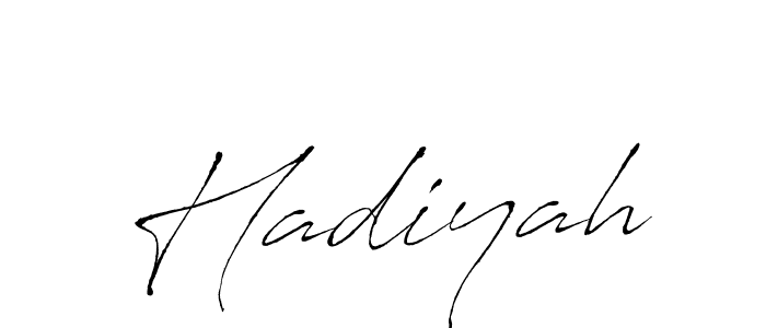 The best way (Antro_Vectra) to make a short signature is to pick only two or three words in your name. The name Hadiyah include a total of six letters. For converting this name. Hadiyah signature style 6 images and pictures png