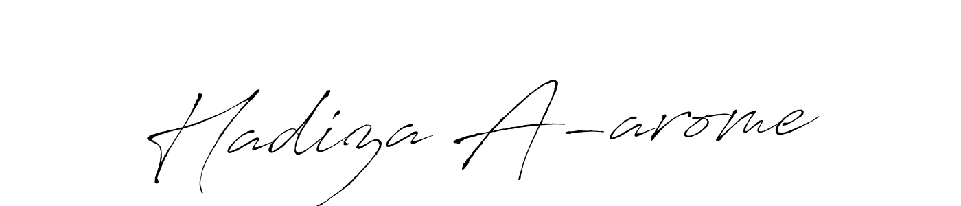 Also You can easily find your signature by using the search form. We will create Hadiza A-arome name handwritten signature images for you free of cost using Antro_Vectra sign style. Hadiza A-arome signature style 6 images and pictures png