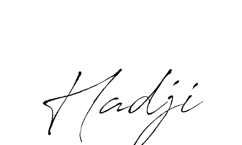 Hadji stylish signature style. Best Handwritten Sign (Antro_Vectra) for my name. Handwritten Signature Collection Ideas for my name Hadji. Hadji signature style 6 images and pictures png