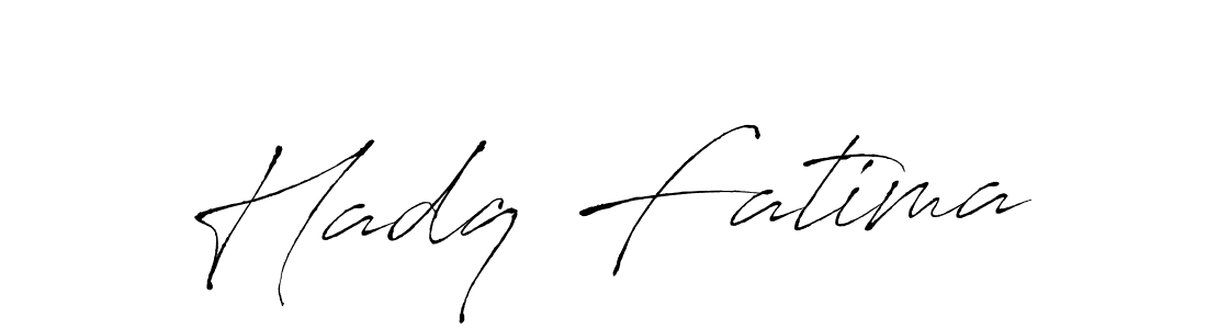 The best way (Antro_Vectra) to make a short signature is to pick only two or three words in your name. The name Hadq Fatima include a total of six letters. For converting this name. Hadq Fatima signature style 6 images and pictures png