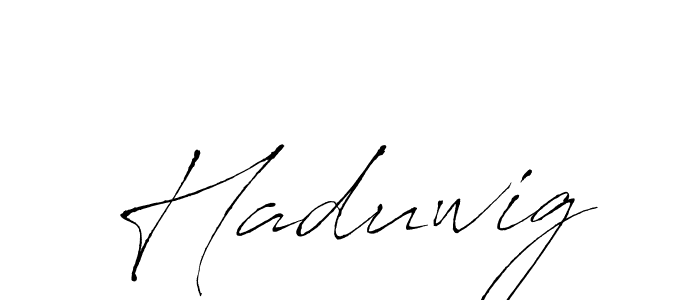 Haduwig stylish signature style. Best Handwritten Sign (Antro_Vectra) for my name. Handwritten Signature Collection Ideas for my name Haduwig. Haduwig signature style 6 images and pictures png