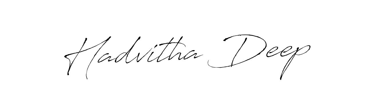 You can use this online signature creator to create a handwritten signature for the name Hadvitha Deep. This is the best online autograph maker. Hadvitha Deep signature style 6 images and pictures png