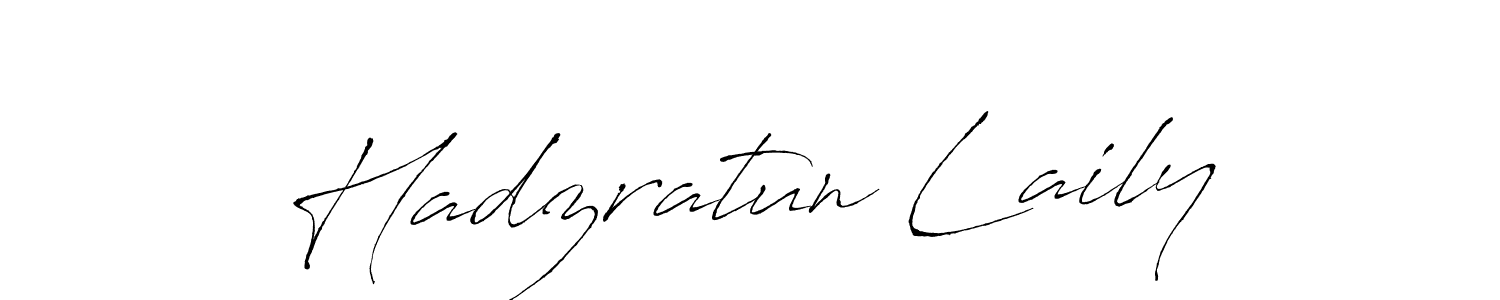 You should practise on your own different ways (Antro_Vectra) to write your name (Hadzratun Laily) in signature. don't let someone else do it for you. Hadzratun Laily signature style 6 images and pictures png