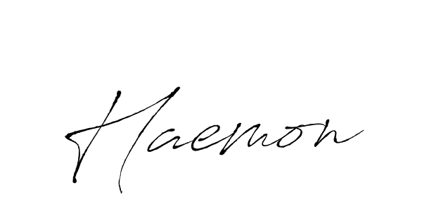 Also we have Haemon name is the best signature style. Create professional handwritten signature collection using Antro_Vectra autograph style. Haemon signature style 6 images and pictures png