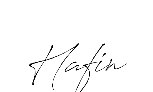 Use a signature maker to create a handwritten signature online. With this signature software, you can design (Antro_Vectra) your own signature for name Hafin. Hafin signature style 6 images and pictures png