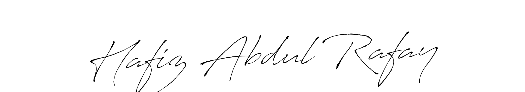 How to make Hafiz Abdul Rafay name signature. Use Antro_Vectra style for creating short signs online. This is the latest handwritten sign. Hafiz Abdul Rafay signature style 6 images and pictures png