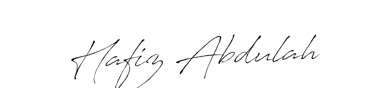 Design your own signature with our free online signature maker. With this signature software, you can create a handwritten (Antro_Vectra) signature for name Hafiz Abdulah. Hafiz Abdulah signature style 6 images and pictures png