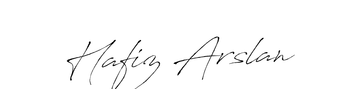 Hafiz Arslan stylish signature style. Best Handwritten Sign (Antro_Vectra) for my name. Handwritten Signature Collection Ideas for my name Hafiz Arslan. Hafiz Arslan signature style 6 images and pictures png