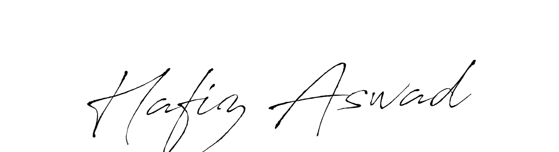 The best way (Antro_Vectra) to make a short signature is to pick only two or three words in your name. The name Hafiz Aswad include a total of six letters. For converting this name. Hafiz Aswad signature style 6 images and pictures png