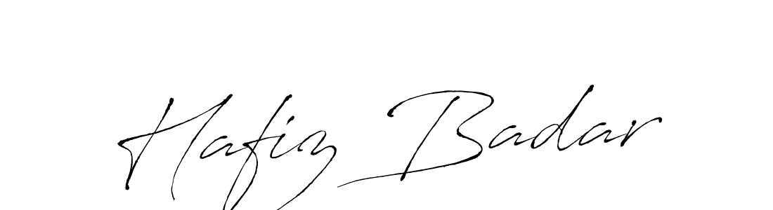 How to make Hafiz Badar signature? Antro_Vectra is a professional autograph style. Create handwritten signature for Hafiz Badar name. Hafiz Badar signature style 6 images and pictures png