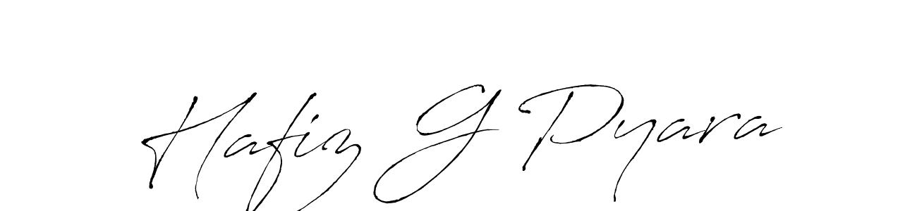 Create a beautiful signature design for name Hafiz G Pyara. With this signature (Antro_Vectra) fonts, you can make a handwritten signature for free. Hafiz G Pyara signature style 6 images and pictures png