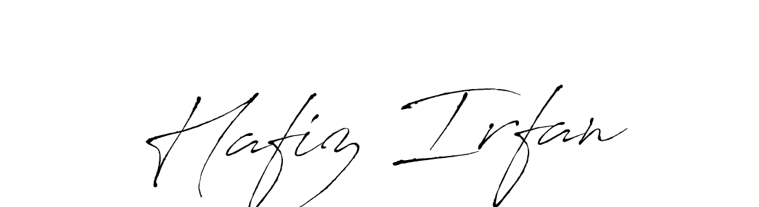 Create a beautiful signature design for name Hafiz Irfan. With this signature (Antro_Vectra) fonts, you can make a handwritten signature for free. Hafiz Irfan signature style 6 images and pictures png