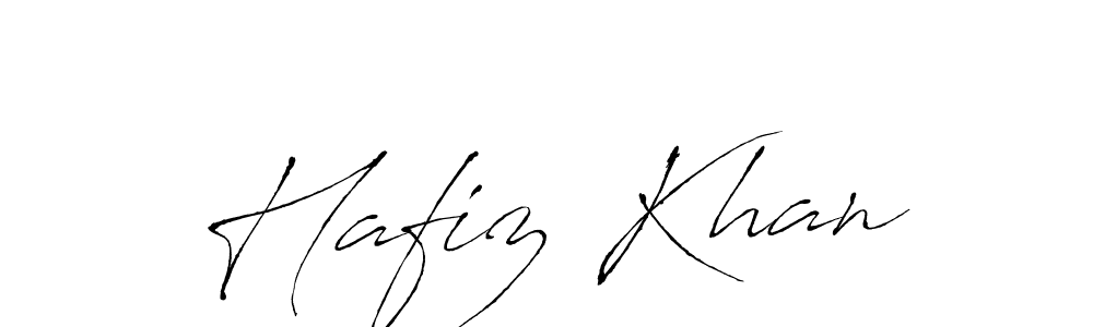 Hafiz Khan stylish signature style. Best Handwritten Sign (Antro_Vectra) for my name. Handwritten Signature Collection Ideas for my name Hafiz Khan. Hafiz Khan signature style 6 images and pictures png