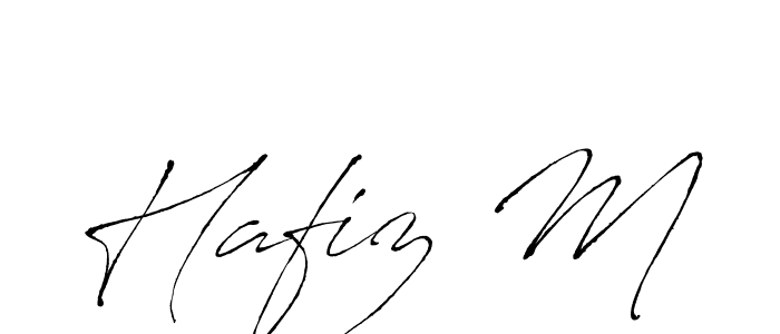 How to make Hafiz M signature? Antro_Vectra is a professional autograph style. Create handwritten signature for Hafiz M name. Hafiz M signature style 6 images and pictures png