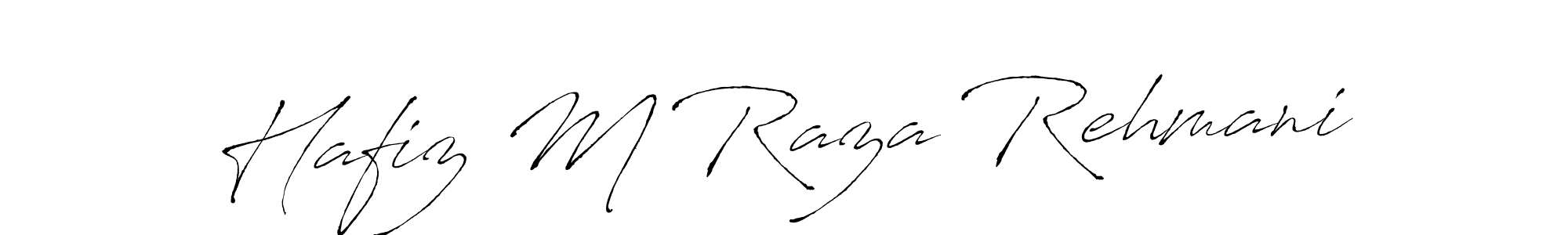 Similarly Antro_Vectra is the best handwritten signature design. Signature creator online .You can use it as an online autograph creator for name Hafiz M Raza Rehmani. Hafiz M Raza Rehmani signature style 6 images and pictures png