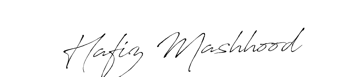 Design your own signature with our free online signature maker. With this signature software, you can create a handwritten (Antro_Vectra) signature for name Hafiz Mashhood. Hafiz Mashhood signature style 6 images and pictures png